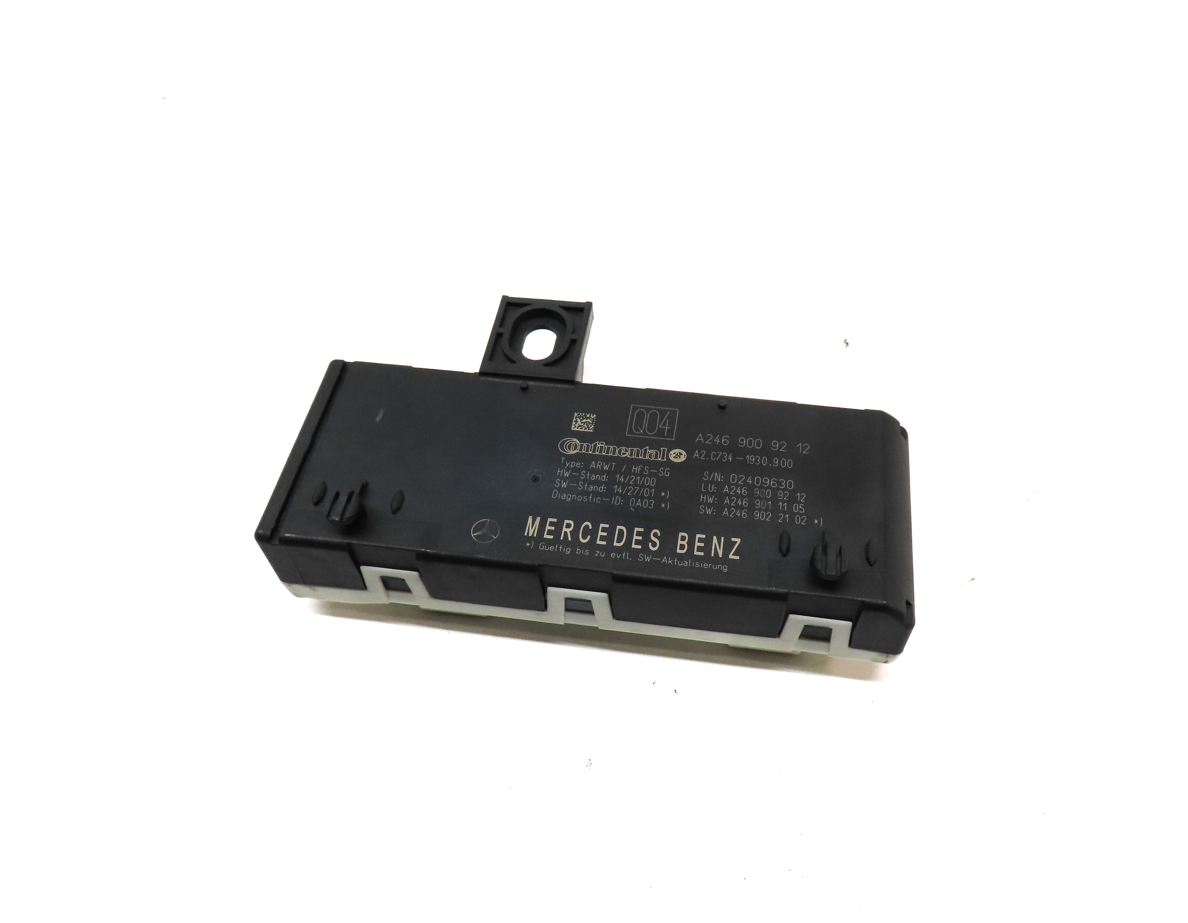 16 MERCEDES GLA250 (X156) REAR TRUNK TAILGATE LIFTGATE HATCH LIFT CONTROL MODULE — exact item pictured
